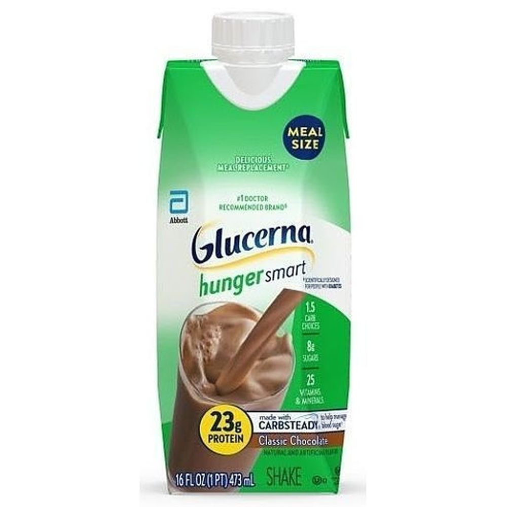 GLUCERNA HUNGER SMART CLASSIC CHOCOLATE SHAKE 10oz
