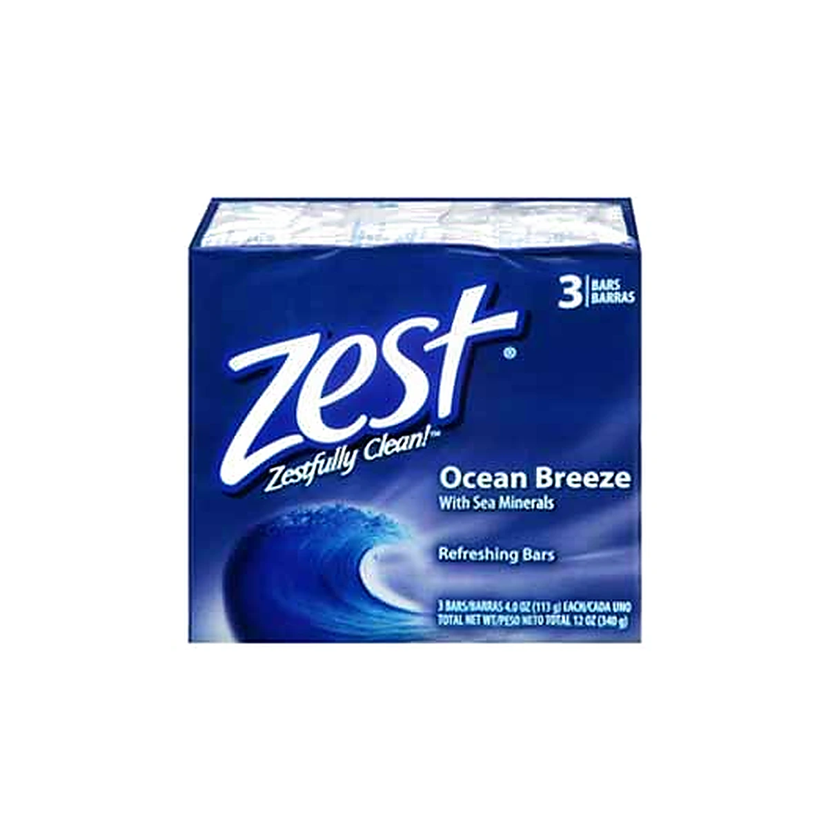 Zest Bar Soap Ocean Breeze (3Bars)