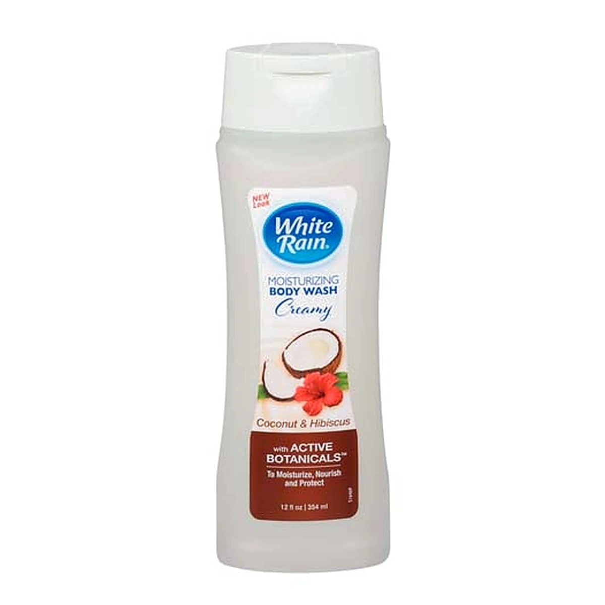 White Rain Moisturizing Coconut & Hibiscus Body Wash 12Oz