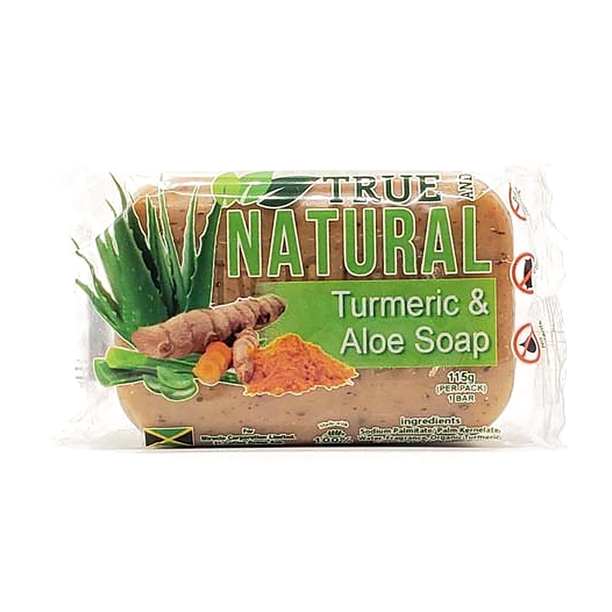 True Natural Turmeric & Aloe Bath Soap 115G