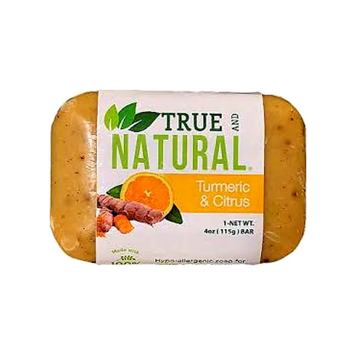 True Natural Turmeric & Citrus Bath Soap 115G