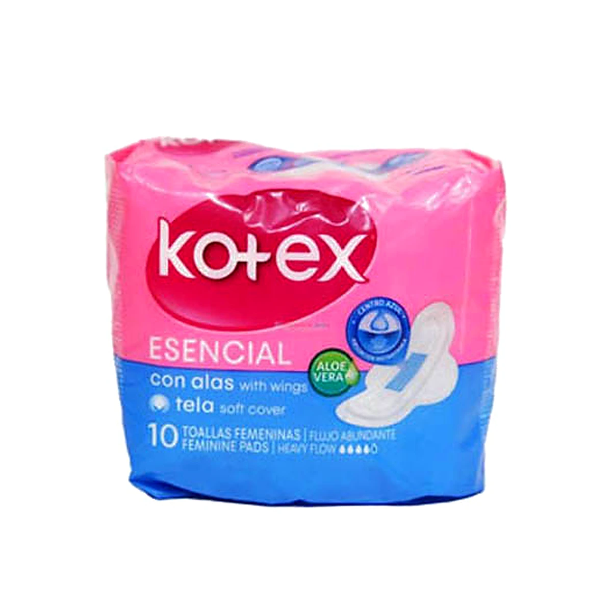 Kotex Esencial Aloevera With Wings 10Pads