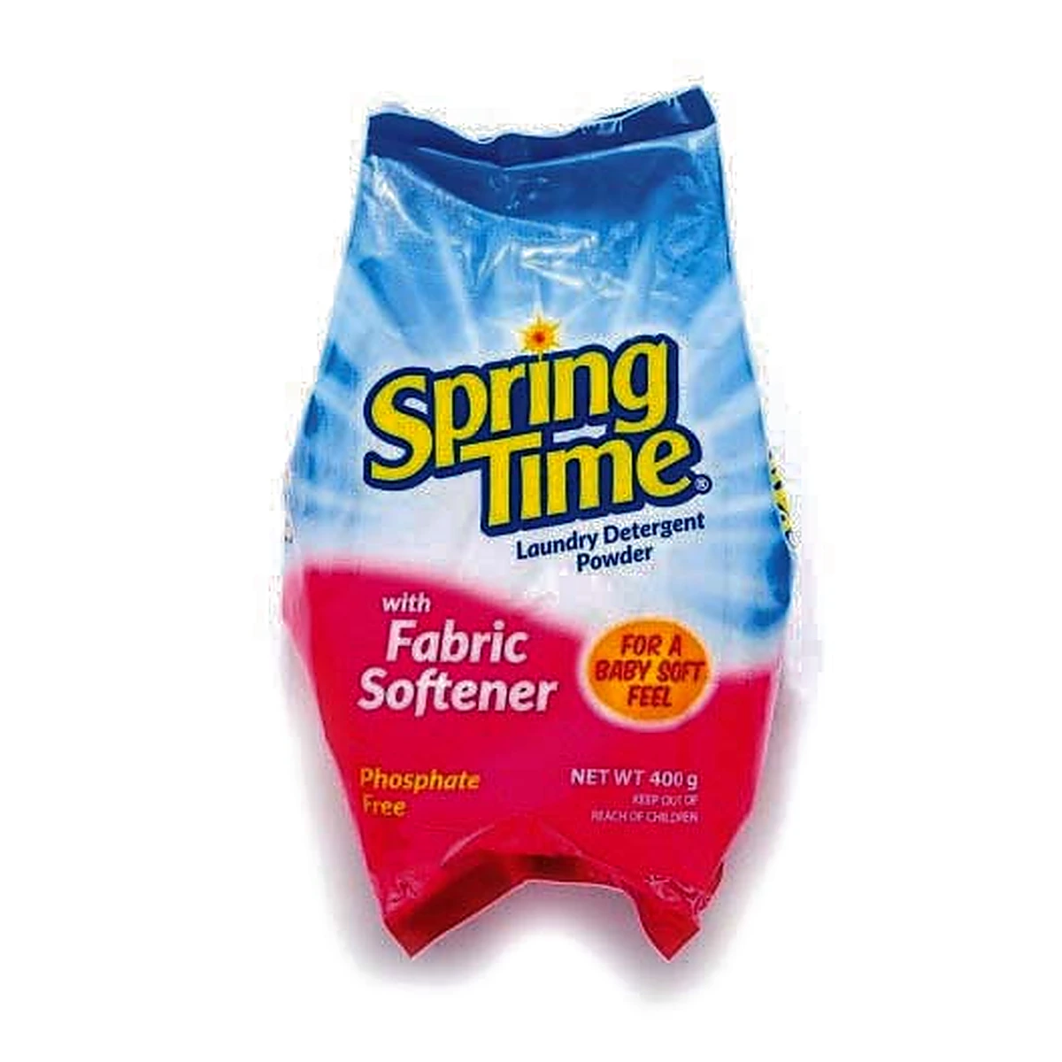 Spring Time Detergent With Fabric Softener 400G
