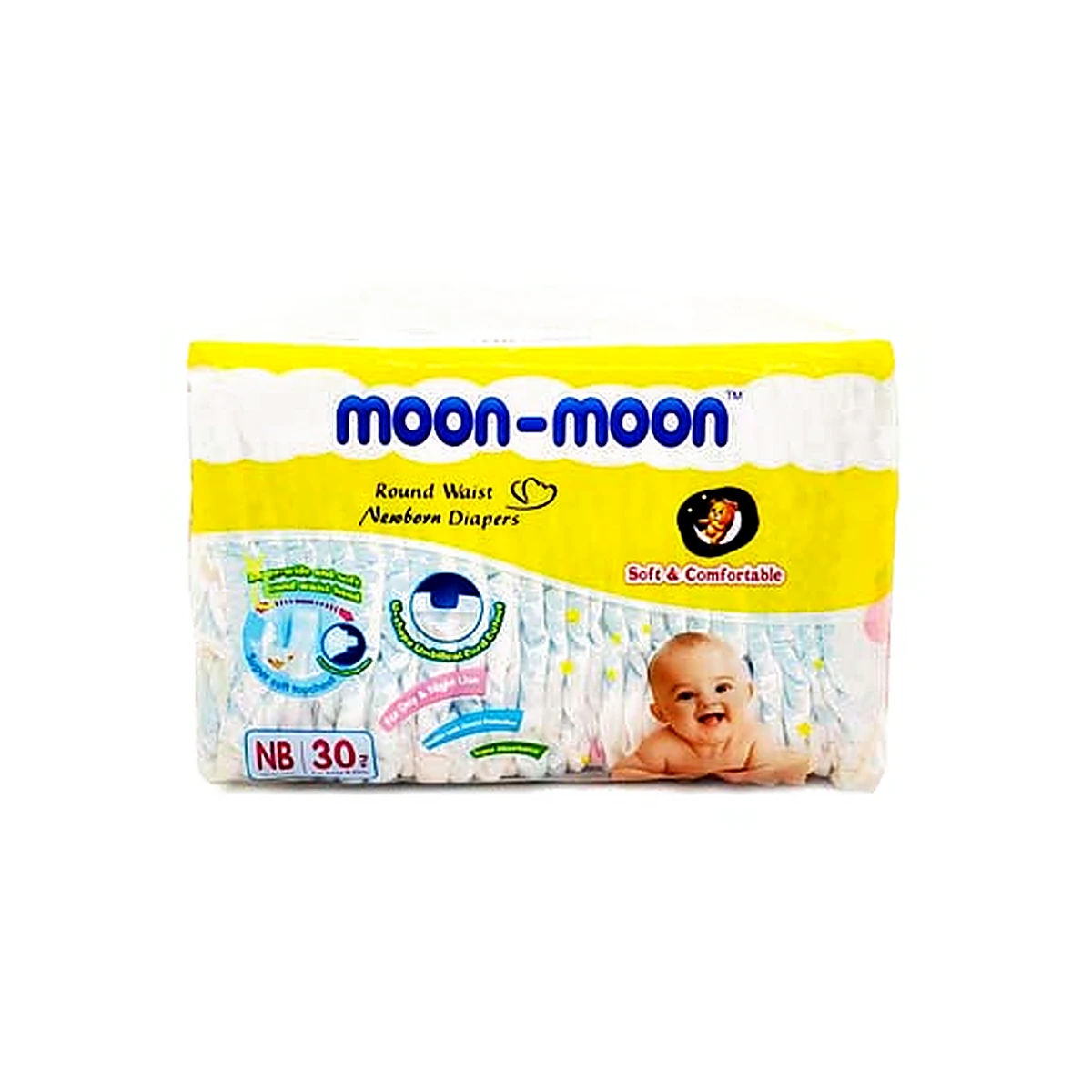 Moon Moon Diaper Nb 30pcs