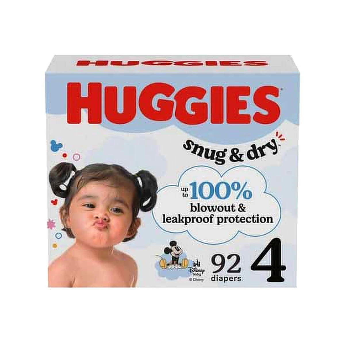 Huggies Snug & Dry Size 4 (92 Diapers)