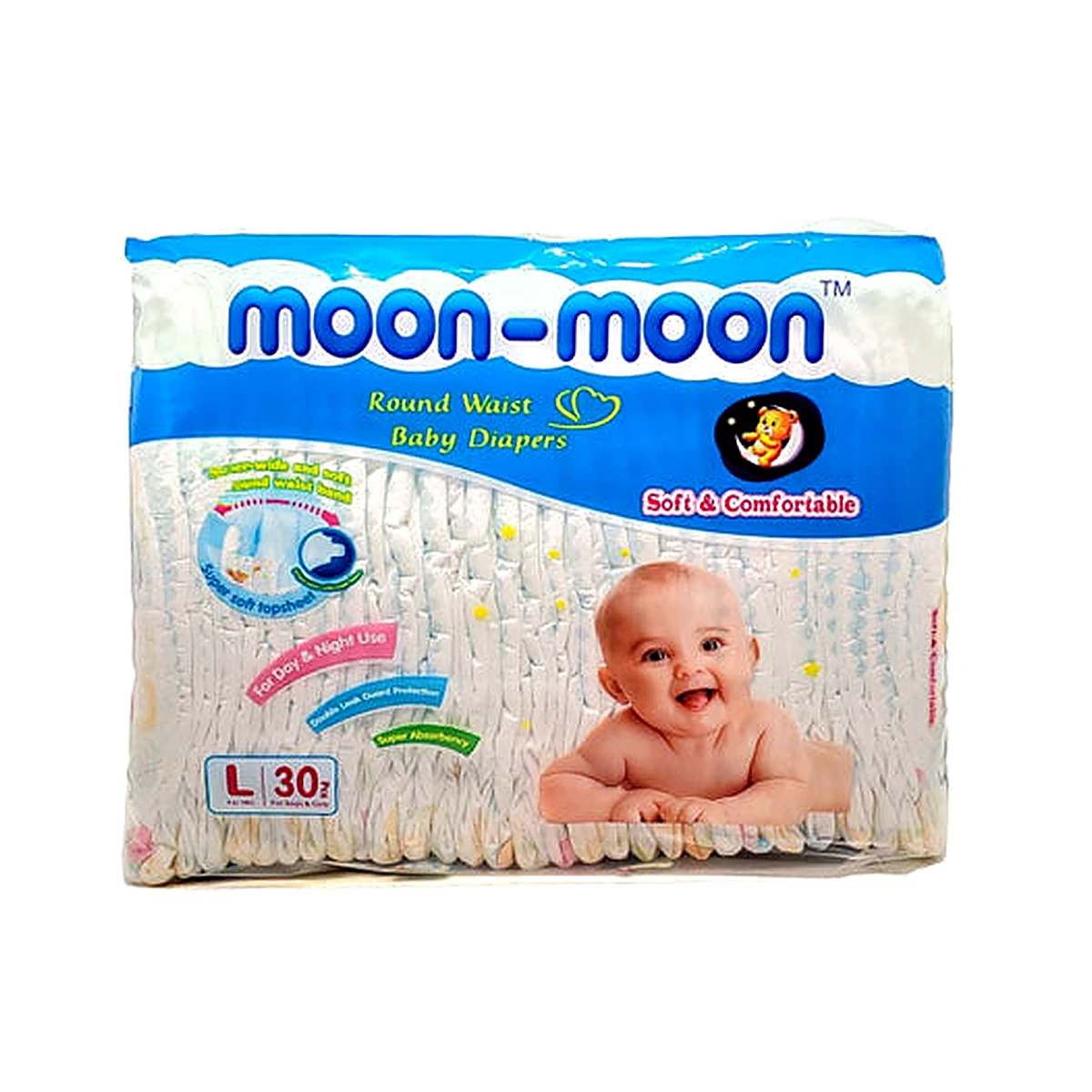 Moon Moon Diaper Large 30pcs
