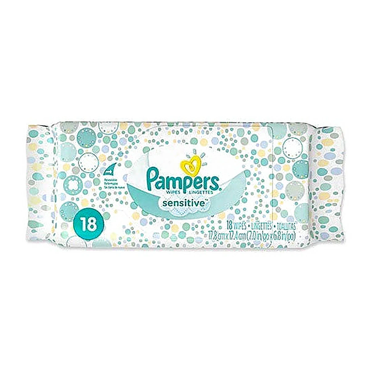 Pampers Sensitive Wipes Pouch 18pcs