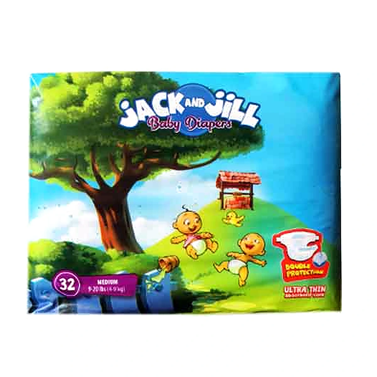 Jack & Jill Diapers Medium 32pc