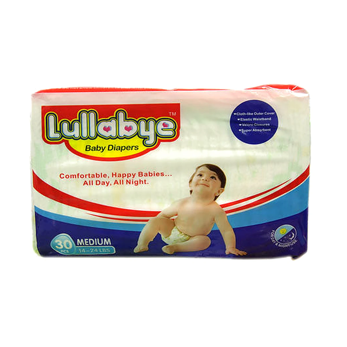 Lullabye Baby Diaper Medium 30s