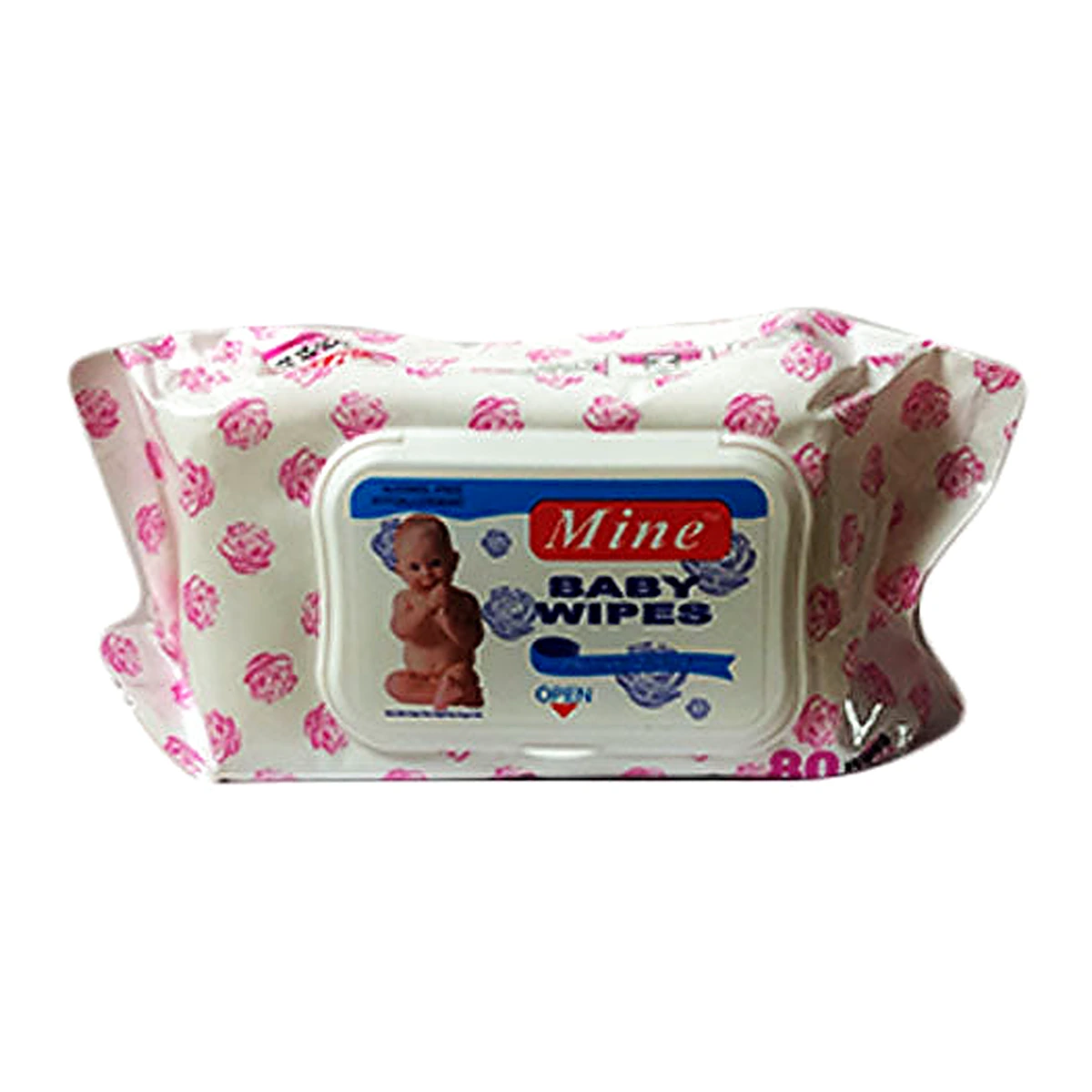 Mine Baby Wipes Rose 80pcs