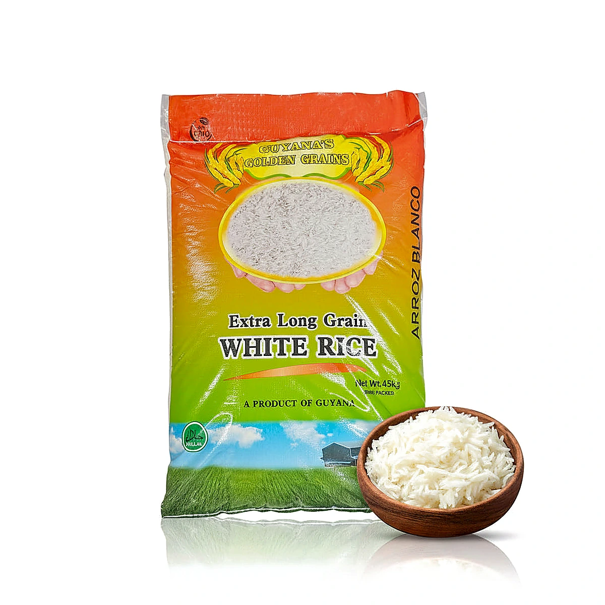 Golden Grains Extra Long White Rice 100lb