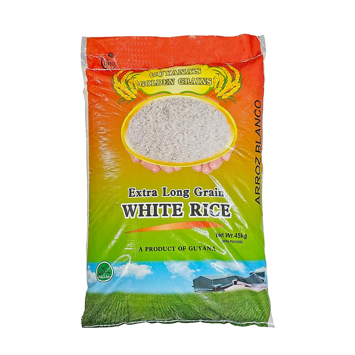 Golden Grains Extra Long White Rice 100lb