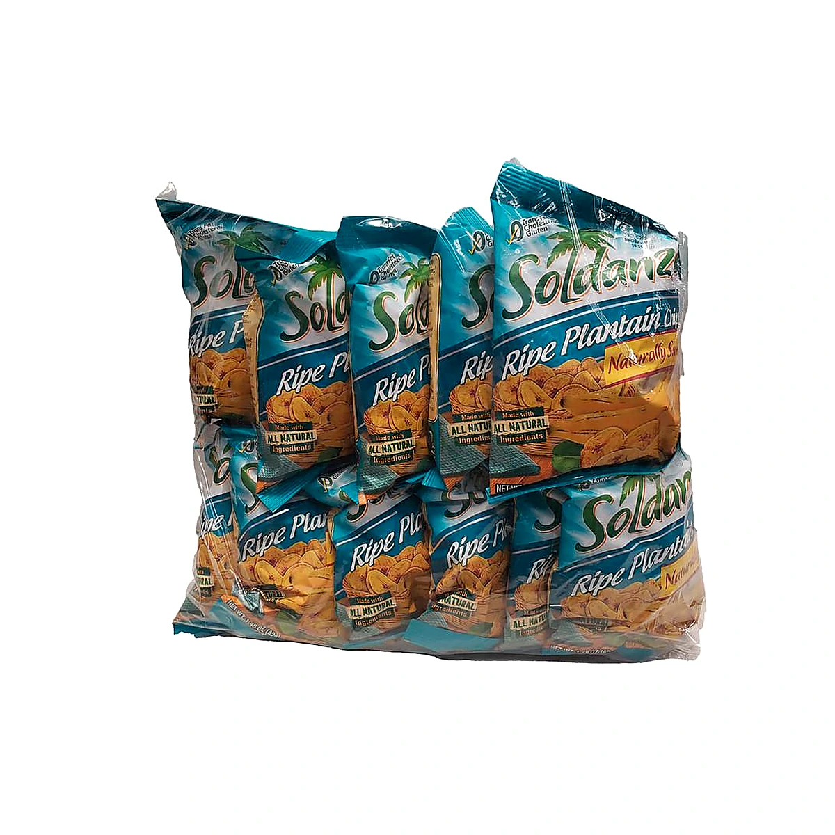 Soldanza Ripe Plantain Chips 12 Units / 42 g / 1.4 oz