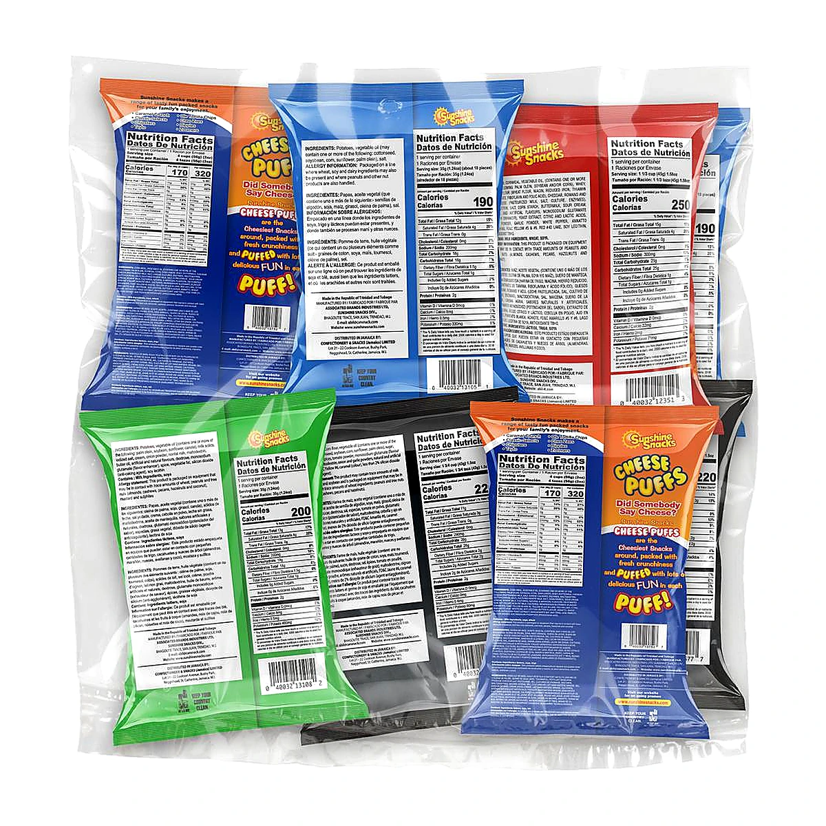 Sunshine Snacks Combo Pack / 12 Units