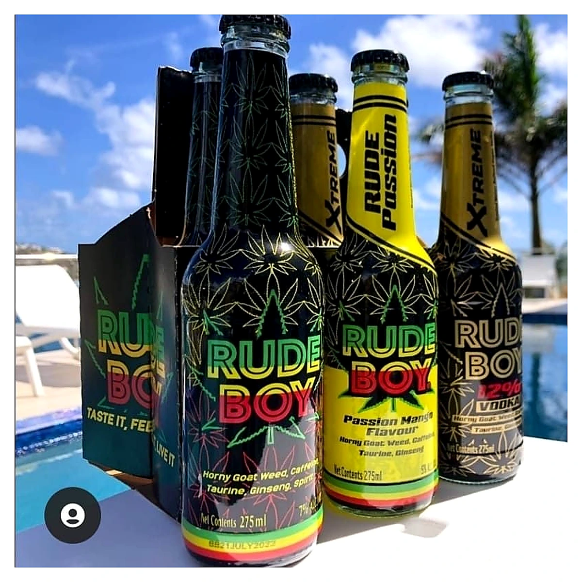 Rude Boy Alcoholic Drink 275ml
