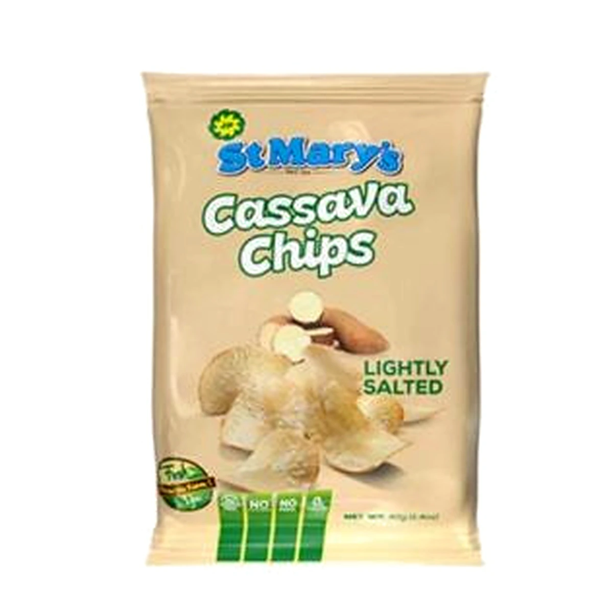 St Mary Cassava Chips Lightly Salted 48*40g