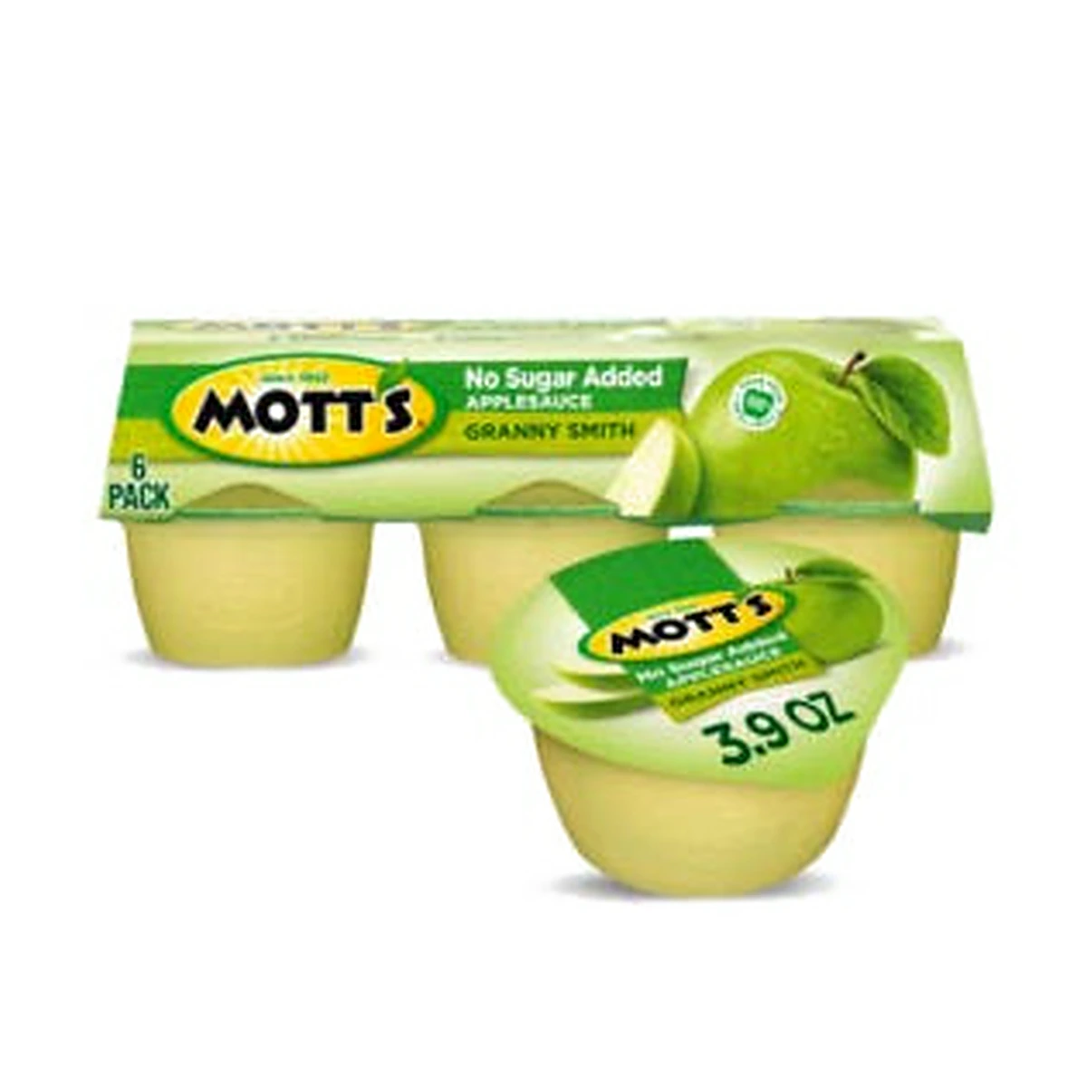 Mott's Granny Smith No Sugar Added Applesauce 6pack 3.9oz (price per Cup)