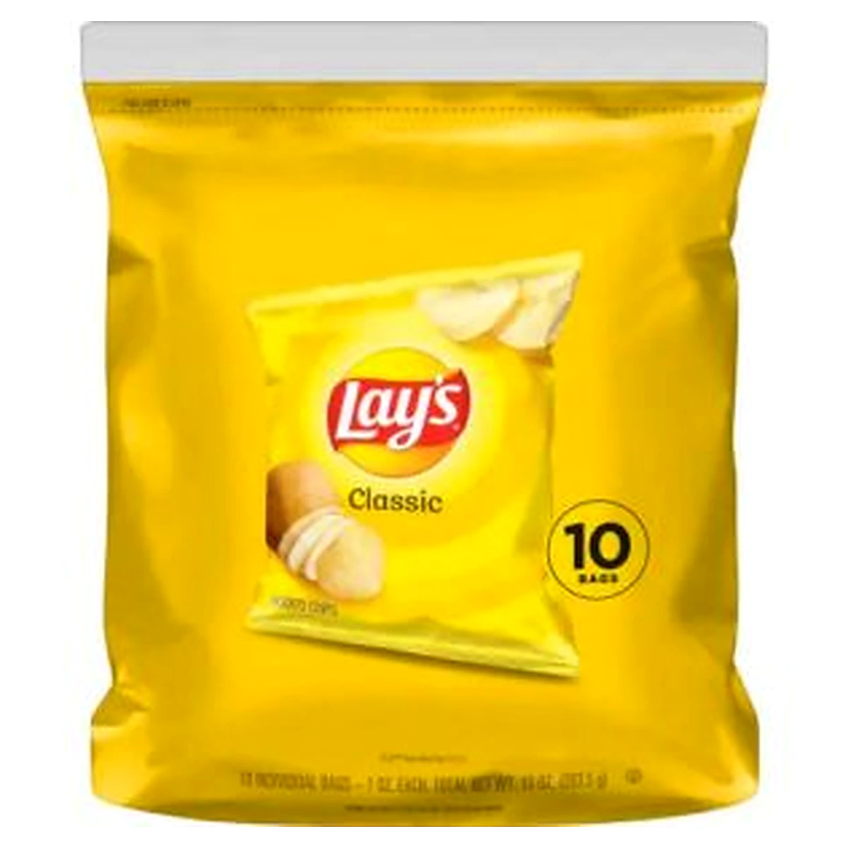 Lays Classic Pack Chips 10ct