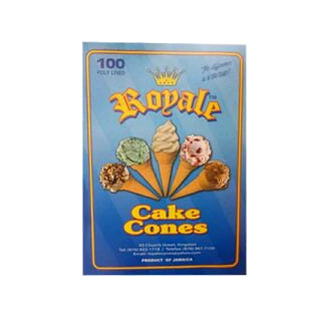 Royale Cake Cones 100
