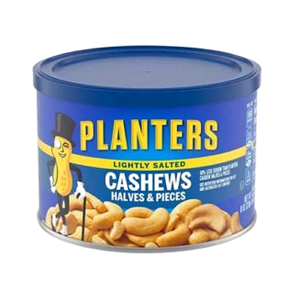 Planters Low Salted Cashew Halves 8z