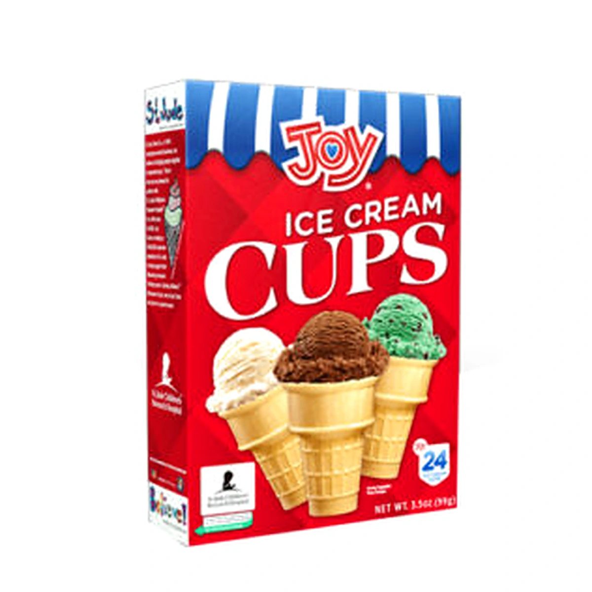 Joy Ice Cream Cup Cones 24ct 99g