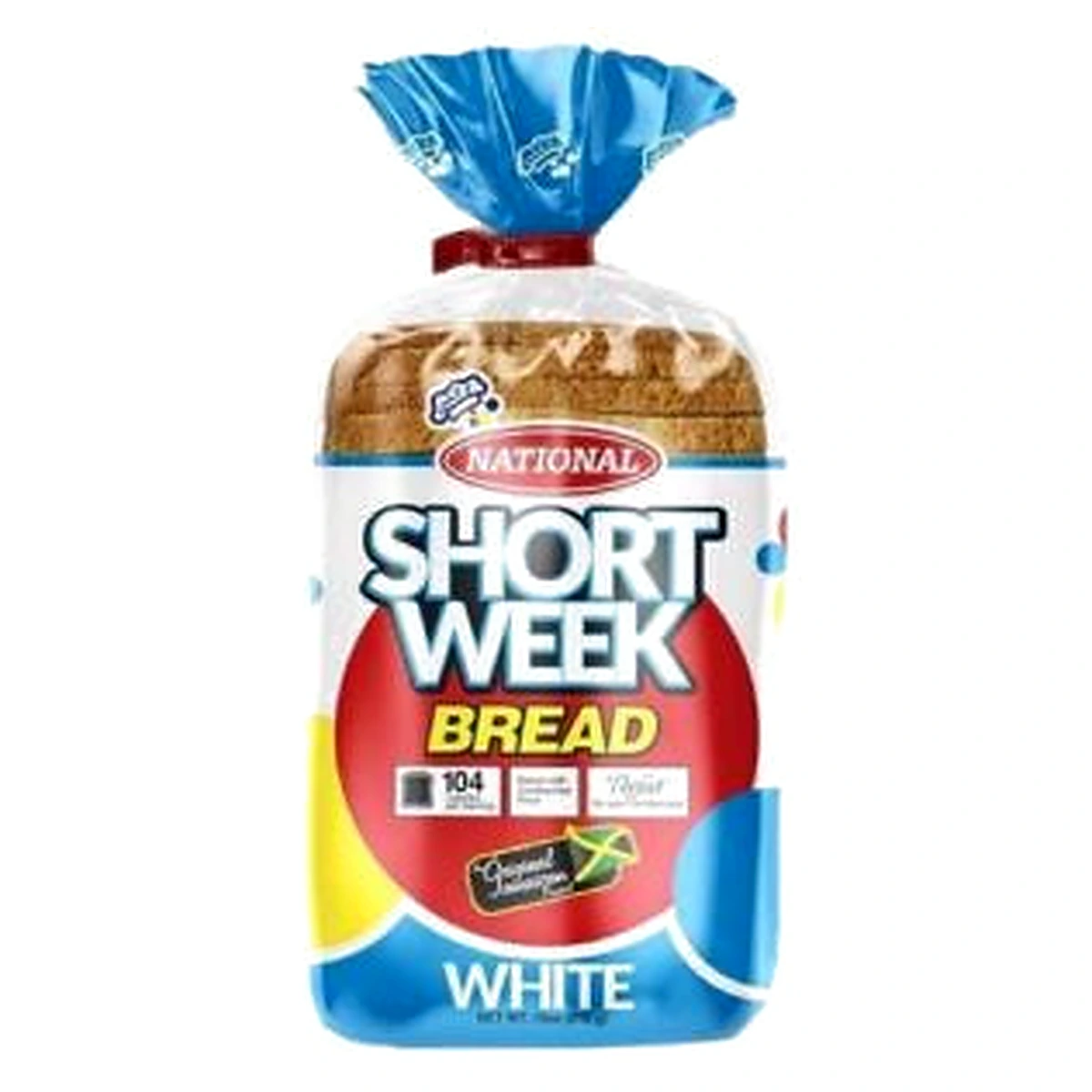 National Short Week Bread White 510g