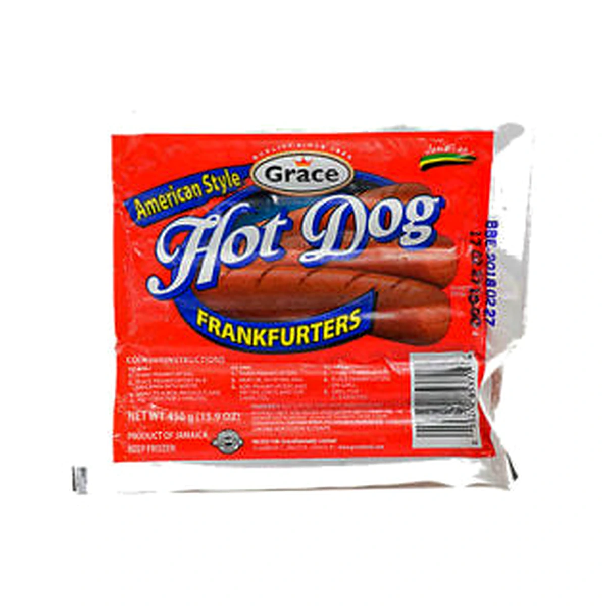 Grace American Style Hot Dog 450g