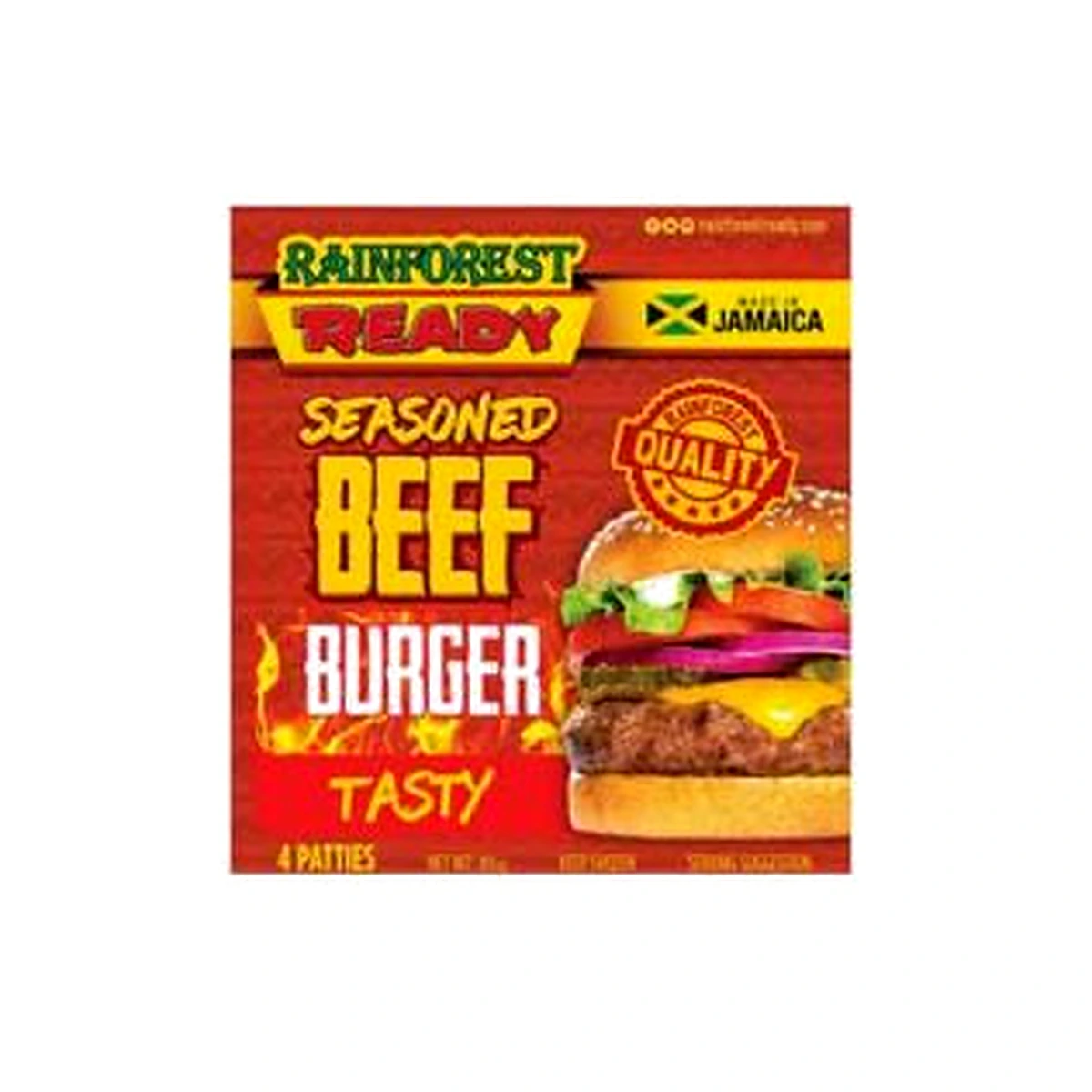 Rainforest Beef Burger Season 3oz