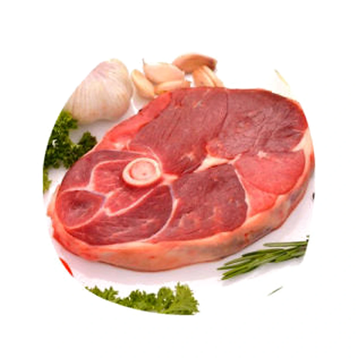 Pork Leg Steak Bone in - 2 Lb