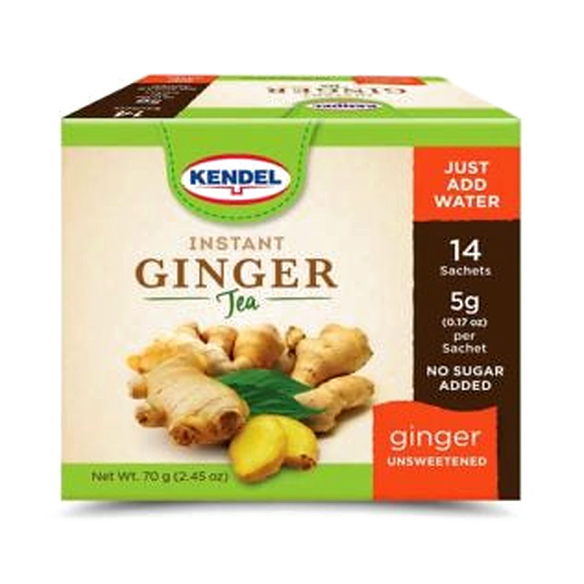Kendel Instant Ginger no Sugar Tea 70g