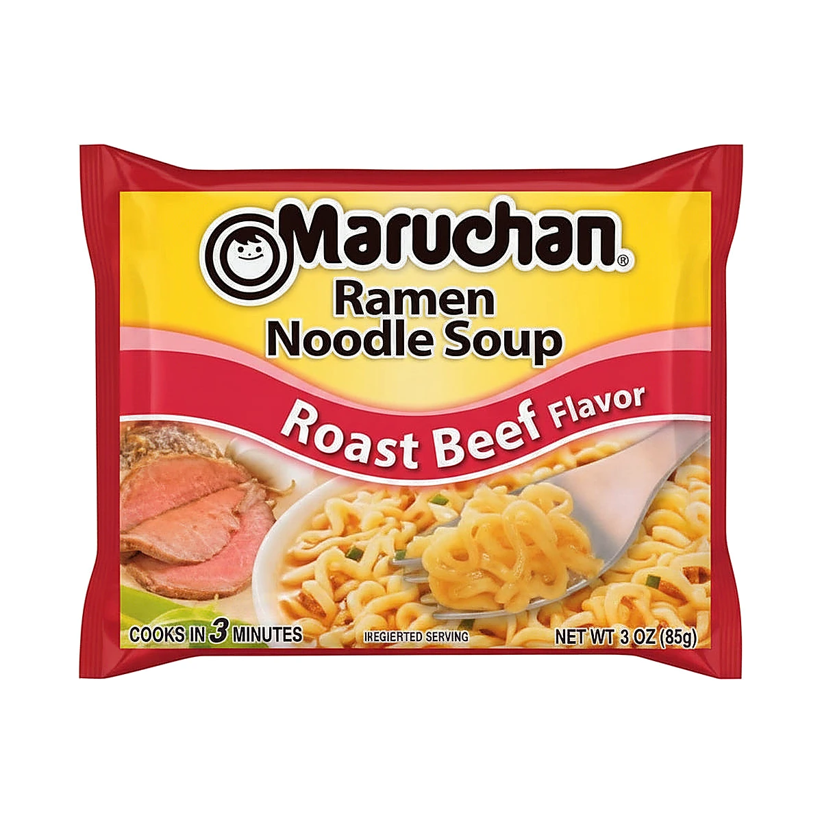 Maruchan Ramen Noodle Soup Roast Beef Flavor 3Oz