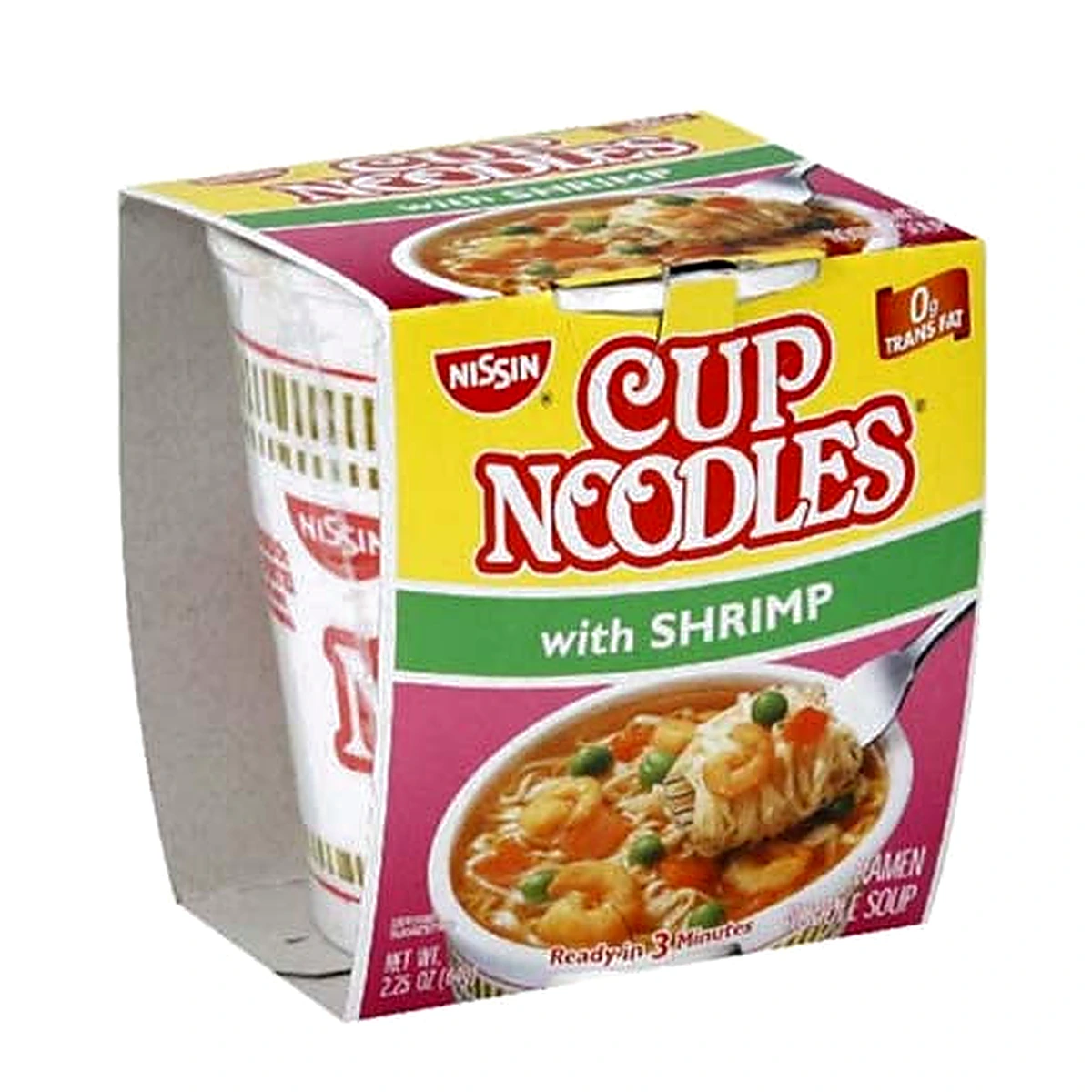 Nissin Cup Noodle With Shrimp Soup