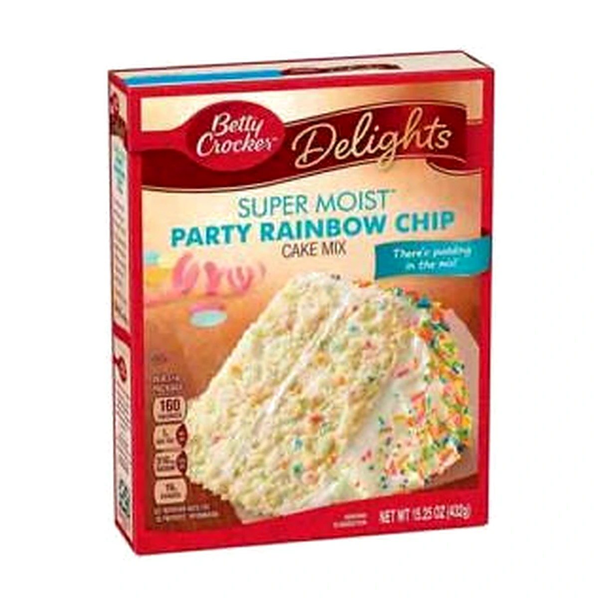 Betty Crocker Cake Mix Super Moist Party Rainbow Chip 432G
