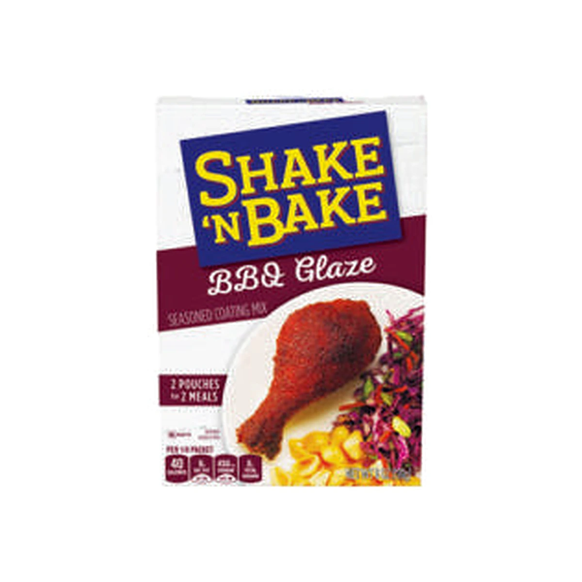 Shake And Bake Bbq Glaze Chicken Seasoning Coating Mix 6Oz