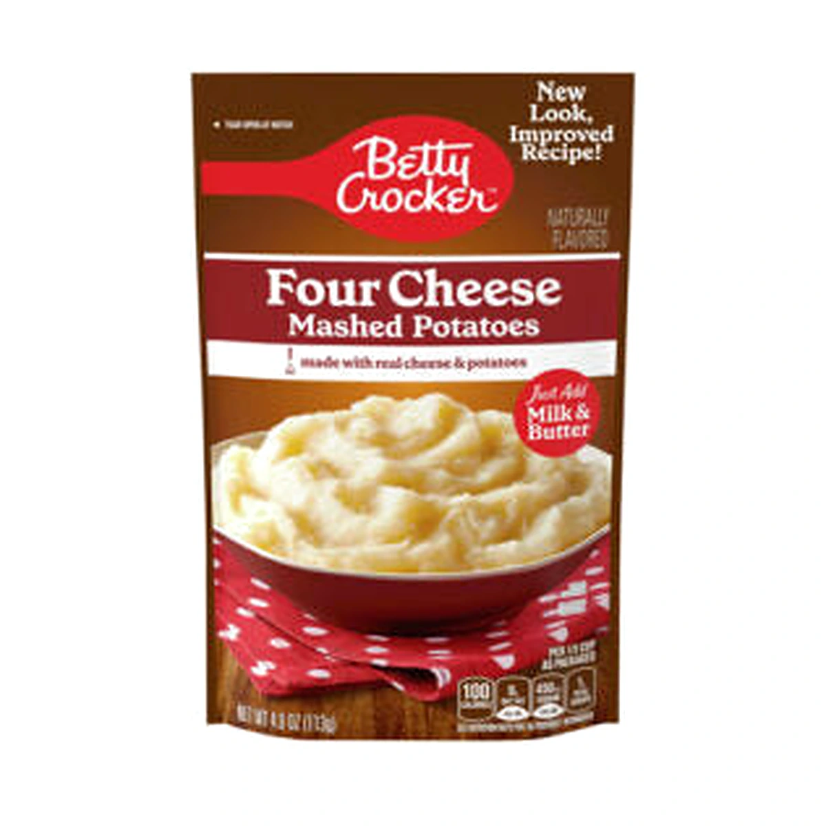 Betty Crocker Mash Potatoes 4 Cheese 113G