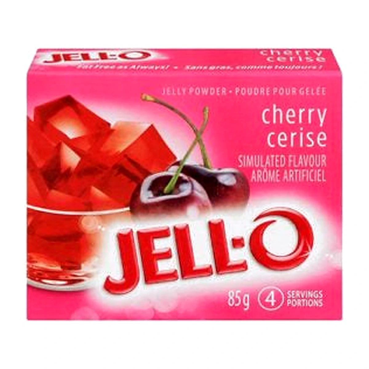 Kraft Jello Powder Cherry Cerise 85G