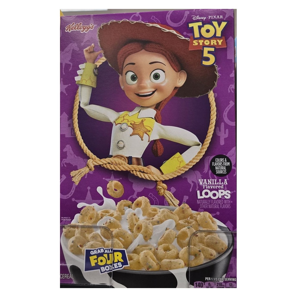 KELLOGG’S TOY STORY 5 VANILLA LOOPS 374G