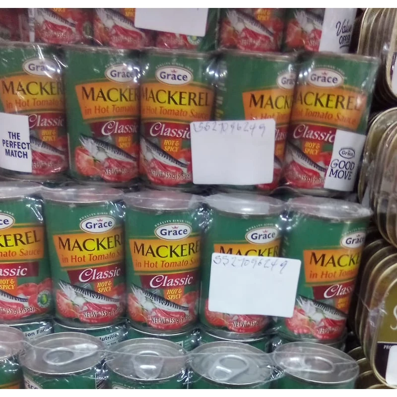 Grace Jack Mackerel Hot & Spicy 155g (3-Pack Bundle)