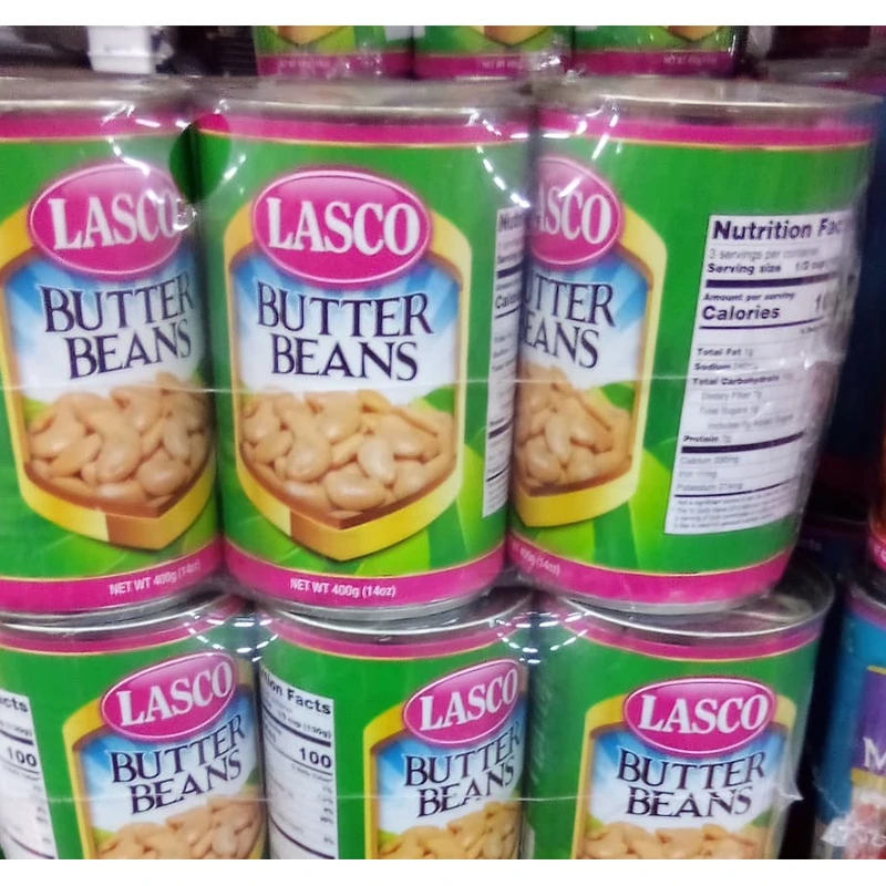Lasco Butter Beans 400g (6-Pack Bundle)