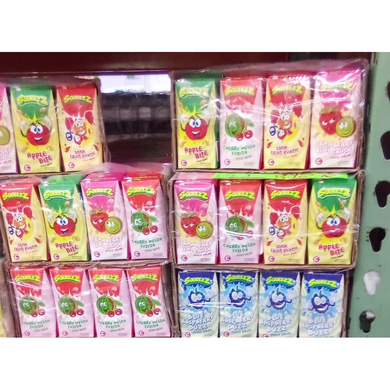 Squeezz Assorted Fruit Drink 200ml (12-Pack Box)