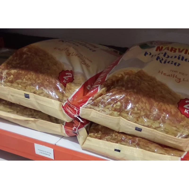 Narvin Parboiled Long Grain Rice 22.5kg (50 Lb Bulk Bag)