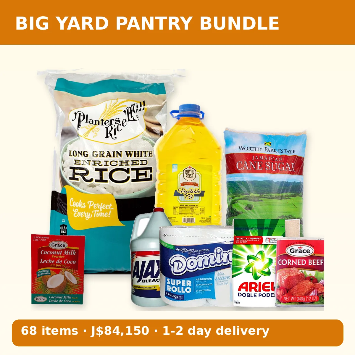 Pantry Big Yard Bundle (68 items)