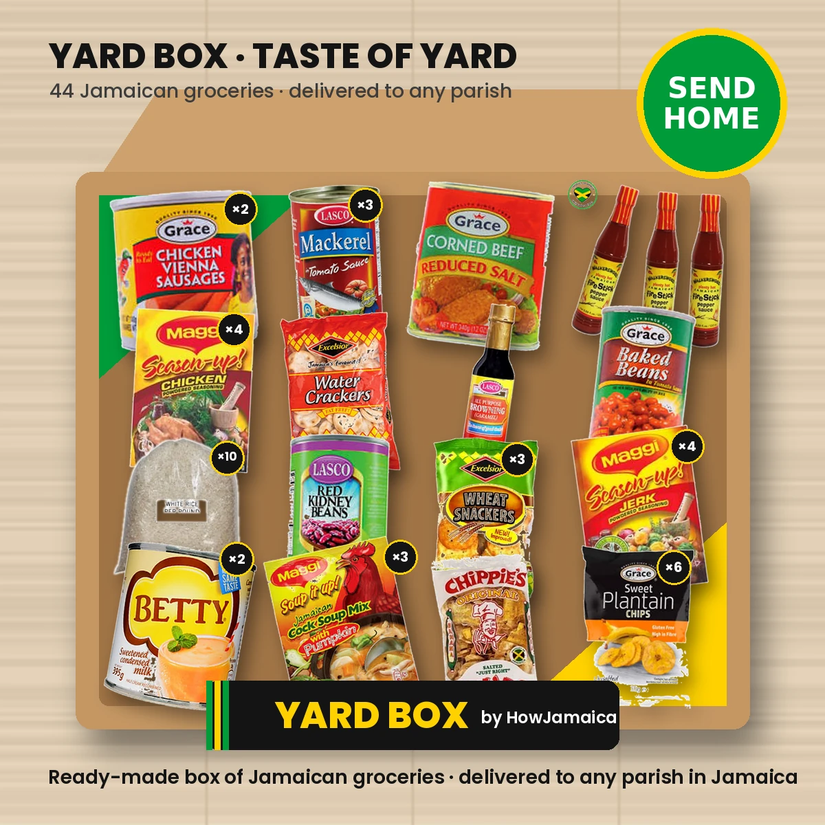 Yard Box Taste of Yard Care Package (44 items)